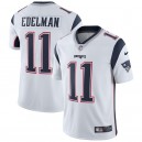 Julian Edelman Maillot Nike Vapor Untouchable Limited Player des Patriots de la Nouvelle-Angleterre - Blanc