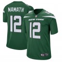Joe Namath New York Jets Maillot de match pour joueur retraité Nike - Gotham Vert