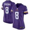 Maillot de match Nike pour femme Kirk Cousins du Minnesota Viking - Pourpre