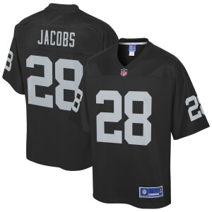 Josh Jacobs Las Vegas Raiders NFL Pro Line Enfants Team Joueur Maillot - Noir