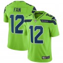Seattle Seahawks 12s Nike Vapor Intouchable Color Rush Limited Joueur Maillot - N&eacute;on vert