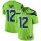 Seattle Seahawks 12s Nike Vapor Intouchable Color Rush Limited Joueur Maillot - Néon vert