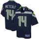 DK Metcalf Seattle Seahawks NFL Pro Line Enfants Joueur Maillot - Marine d'université