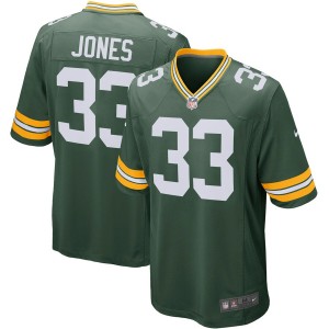 Aaron Jones Green Bay - Packers - Maillot de match pour joueur Nike - Vert
