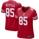 Maillot de match Nike Nike 49ers George Kittle pour Femme - Écarlate