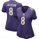 Maillot Violet de jeu Nike Lamar Jackson Baltimore Ravens pour Femme