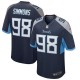 Maillot de football Nike Jeffery Simmons Tennessee Titans - Marine