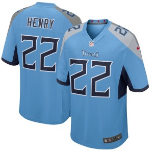 Derrick Henry Tennessee Titans Nike New 2018 Jeu Maillot - Bleu Clair