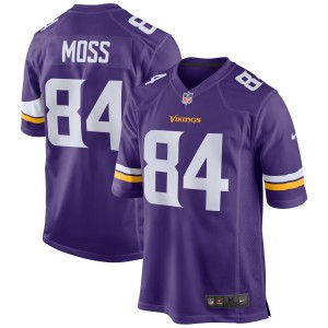 Randy Moss Minnesota Vikings Nike Retired Joueur Jeu Maillot - Violet
