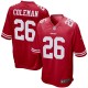 Tevin Coleman San Francisco 49ers Maillot Nike Jeu - Scarlet