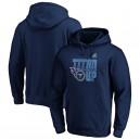 Tennessee Titans Fanatics Branded NFL Playoffs Bound Hometown Checkdown Pullover Hoodie - Marine