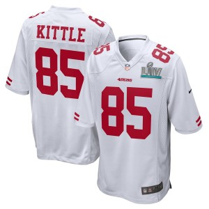 George Kittle San Francisco 49ers Nike Super Bowl LIV Bound Jeu Event Maillot - Blanc
