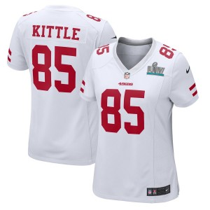 George Kittle San Francisco 49ers Nike Women's Super Bowl LIV Bound Jeu Event Maillot - Blanc