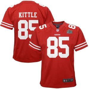 George Kittle San Francisco 49ers Nike Enfants Super Bowl LIV Bound Jeu Maillot - Scarlet