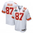 Travis Kelce Kansas City Chiefs Nike Super Bowl LIV Bound Jeu Maillot - Blanc