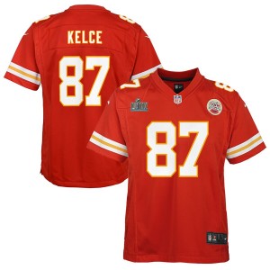 Travis Kelce Kansas City Chiefs Nike Enfants Super Bowl LIV Bound Jeu Maillot - Rouge