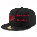 San Francisco 49ers Nouvelle ère Noir Personnalisé 59FIFTY Chapeau