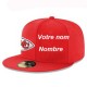  Kansas City Chiefs Nouvelle ère Rouge Personnalisé 59FIFTY Chapeau