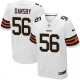 Men Nike Cleveland Browns &56 Karlos Dansby Elite White NFL Jersey