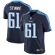 Hommes Nike Tennessee Titans Aaron Stinnie Alternate Vapor Maillot intouchable - Navy Blue Limited
