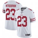 Maillot Route Ahkello Witherspoon Blanc San Francisco 49ers Limit&eacute; pour Homme