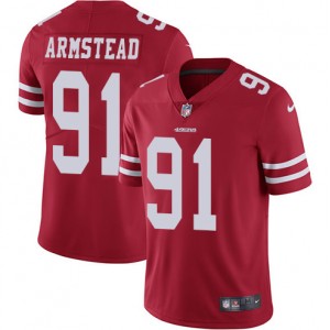 Maillot &agrave; domicile Arik Armstead Rouge San Francisco 49ers chez les hommes limit&eacute;s
