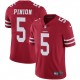 Maillot à domicile Bradley Pinion San Francisco 49ers Chez les hommes limités