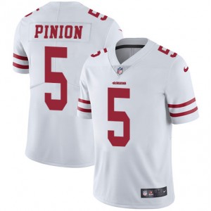 Maillot route Bradley Pinion blanc San Francisco 49ers pour hommes en nombre limit&eacute;