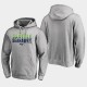 Hommes Seattle Seahawks Iconic Fade Out Pullover Hoodie - Cendres