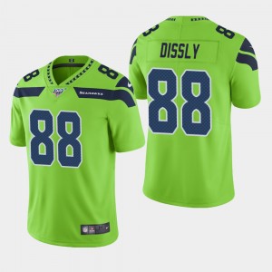 Seattle Seahawks hommes Will Dissly 100th Season Color Rush Maillot - Vert