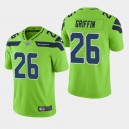 Seattle Seahawks Shaquill Griffin 100e saison Color Rush Maillot - Vert