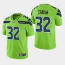 Seahawks de Seattle hommes Chris Carson 100e saison Color Rush Maillt - Vert