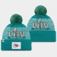 New Era Kansas City Chiefs Men Aqua Super Bowl LIV Pom Bonnet