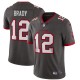 Tom Brady Tampa Bay Buccaneers Nike Alternate Vapor Limited Maillot - Étain