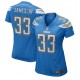 Maillot de football Nike Derwin James Los Angeles Chargers Nike pour Femme - Bleu Poudre