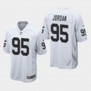 Hommes d&rsquo;Oakland Raiders Dion Jordan Maillot de jeu - Blanc