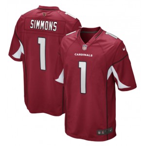 Isaiah Simmons Arizona Cardinals Nike 2020 NFL Draft First Round Pick Jeu Maillot - Cardinal
