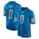 D’Andre Swift Detroit Lions 2020 NFL Draft Pick Jeu Maillot - Bleu