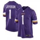 Justin Jefferson Minnesota Vikings Nike 2020 NFL Draft First Round Pick Jeu Maillot - Violet