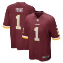 Chase Young Washington Redskins Nike 2020 NFL Draft First Round Pick Jeu Maillot - Bourgogne