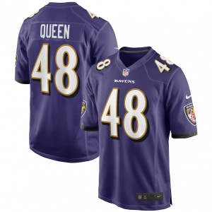 Patrick Queen Baltimore Ravens Nike 2020 NFL Draft First Round Pick Jeu Maillot - Violet