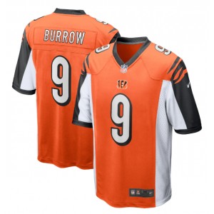 Joe Burrow Cincinnati Bengals Nike 2020 NFL Draft First Round Pick Jeu Maillot - Orange