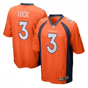 Drew Lock Denver Broncos Nike Maillot - Orange