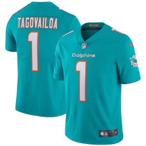 Tua Tagovailoa Miami Dolphins Nike Vapeur Limitée Maillot - Aqua