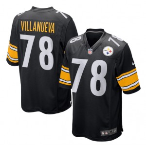 Alejandro Villanueva Pittsburgh Steelers Nike Jeu Joueur Maillot - Noir