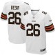 Men Nike Cleveland Browns &26 Pierre Desir Elite White NFL Jersey