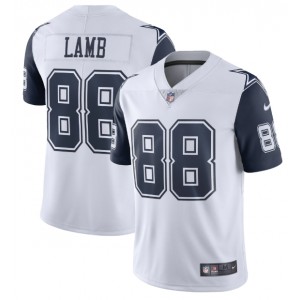 CeeDee Lamb Dallas Cowboys Nike 2ème Alternate Vapor Limited Maillot - Blanc