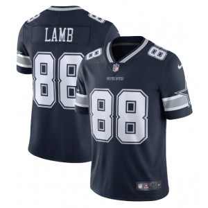 CeeDee Lamb Dallas Cowboys Nike Vapor Limited Maillot - Marine