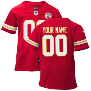 Nike Kansas City Chiefs Infant Personnalis&eacute; Jeu &Eacute;quipe Couleur Maillot