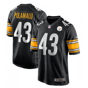 Troy Polamalu Pittsburgh Steelers Nike Jeu Maillot joueur à la retraite - Noir